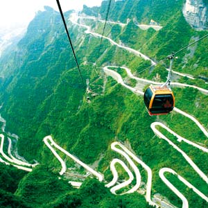 喜樂(lè)N線：天門山國(guó)家森林公園：天門山、天門洞、天門山寺、天門山公路奇觀一日游